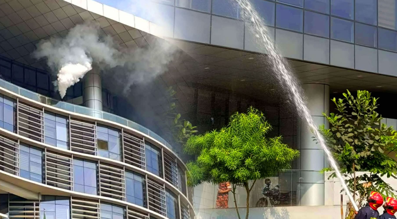 বিটিআরসিতে অগ্নিকান্ড নয়, ছিল ফায়ার ড্রিলের অংশ